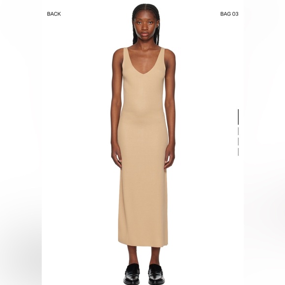 Joseph Dresses & Skirts - Joseph Tan Sheath V-Neck Dress